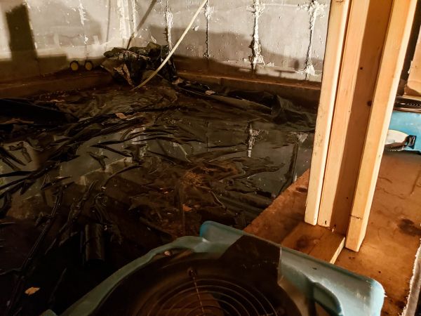 Crawlspace Water Cleanup in Stillwater